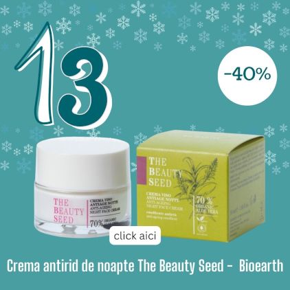 Crema antirid de noapte The Beauty Seed - Bioearth